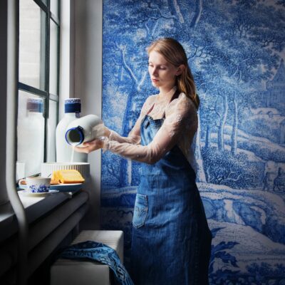 Het Melkmeisje - Vermeer -Royal Delft Museum